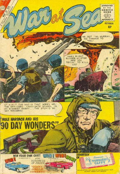 Cover for War at Sea (Charlton, 1957 series) #38