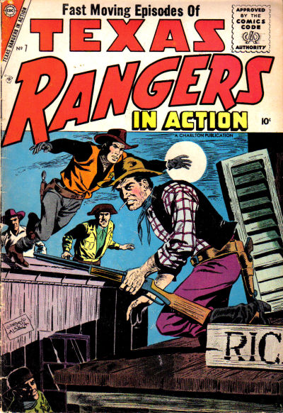 Cover for Texas Rangers in Action (Charlton, 1956 series) #7