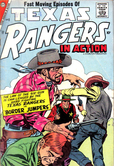 Cover for Texas Rangers in Action (Charlton, 1956 series) #8