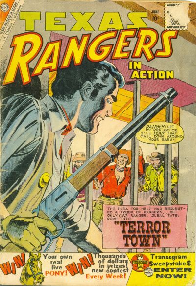 Cover for Texas Rangers in Action (Charlton, 1956 series) #22