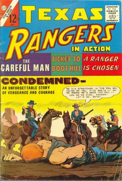 Cover for Texas Rangers in Action (Charlton, 1956 series) #50