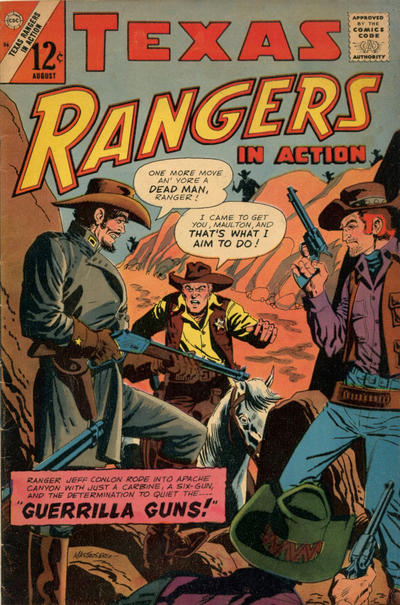 Cover for Texas Rangers in Action (Charlton, 1956 series) #56