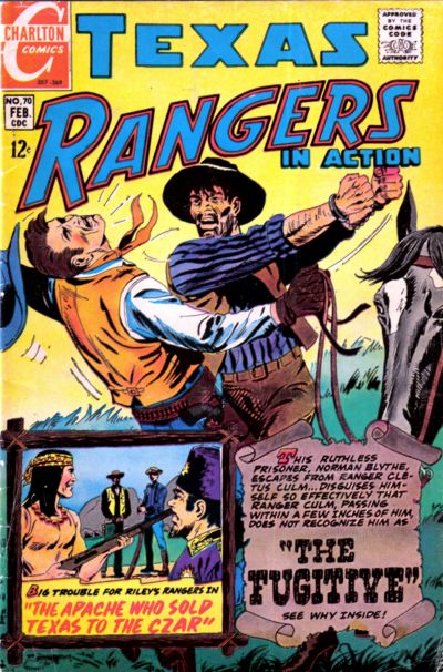 Cover for Texas Rangers in Action (Charlton, 1956 series) #70