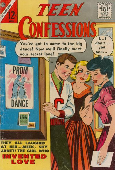 Cover for Teen Confessions (Charlton, 1959 series) #22