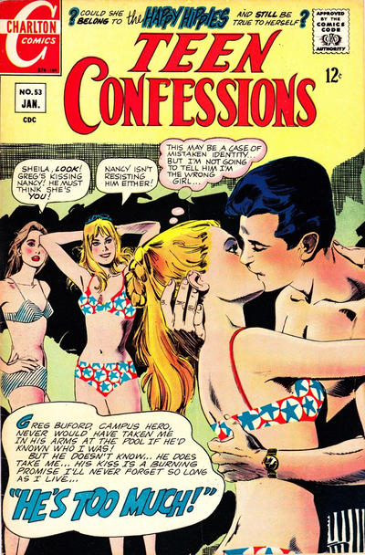 Cover for Teen Confessions (Charlton, 1959 series) #53