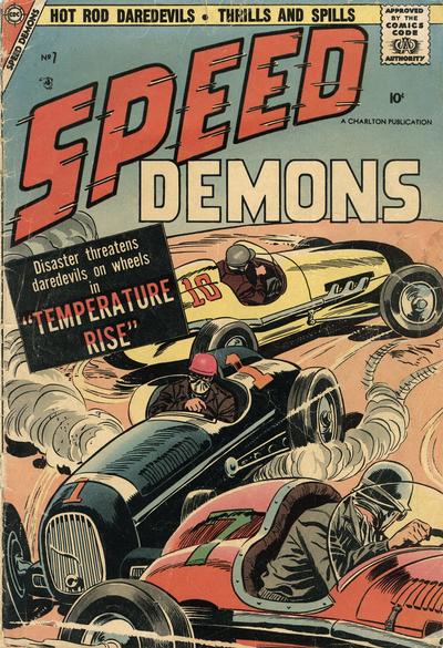 Cover for Speed Demons (Charlton, 1957 series) #7