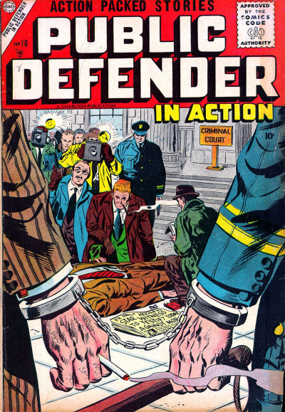 Cover for Public Defender in Action (Charlton, 1956 series) #10