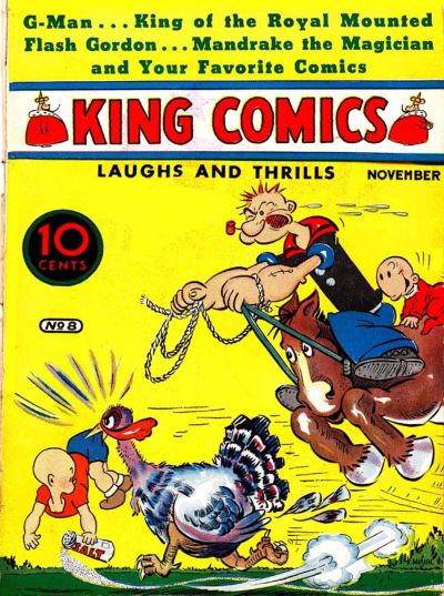 Cover for King Comics (David McKay, 1936 series) #8