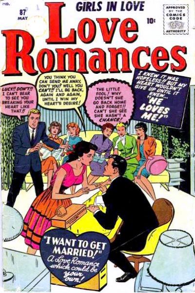 Cover for Love Romances (Marvel, 1949 series) #87