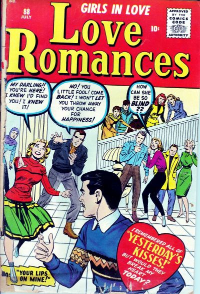 Cover for Love Romances (Marvel, 1949 series) #88