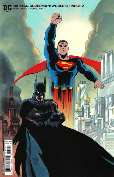 Cover for Batman / Superman: World's Finest (DC, 2022 series) #2 [Tim Sale Cardstock Variant Cover]