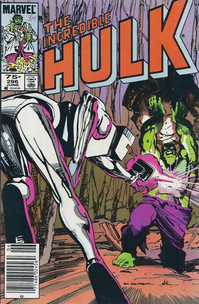 Cover for The Incredible Hulk (Marvel, 1968 series) #296 [Canadian]