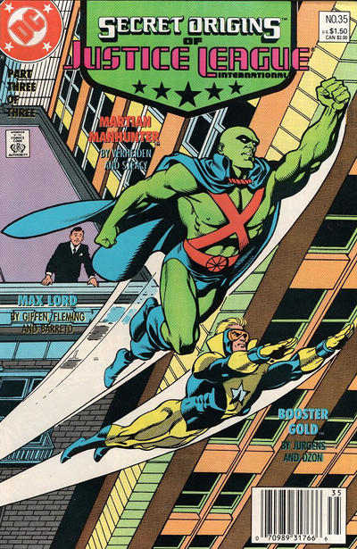 Cover for Secret Origins (DC, 1986 series) #35 [Newsstand]