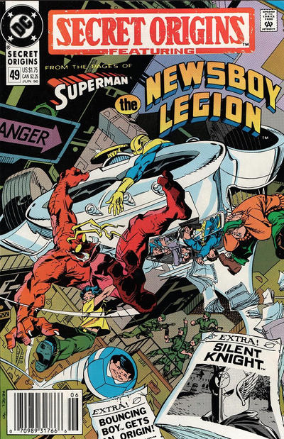 Cover for Secret Origins (DC, 1986 series) #49 [Newsstand]