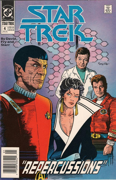 Cover for Star Trek (DC, 1989 series) #4 [Newsstand]