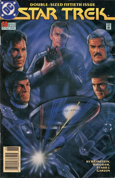 Cover for Star Trek (DC, 1989 series) #50 [Newsstand]