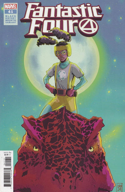 Cover for Fantastic Four (Marvel, 2018 series) #41 (686) [Ernanda Souza 'Black History Month Variant']
