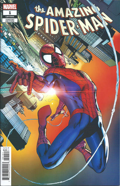 Cover for The Amazing Spider-Man (Marvel, 2022 series) #1 (895) [Variant Edition - Alan Davis Cover]