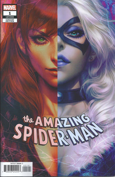 Cover for The Amazing Spider-Man (Marvel, 2022 series) #1 (895) [Variant Edition - Stanley "Artgerm" Lau Cover]