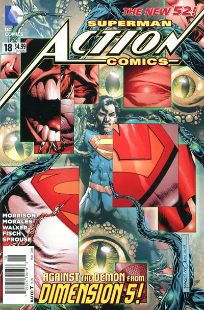 Cover for Action Comics (DC, 2011 series) #18 [Newsstand]
