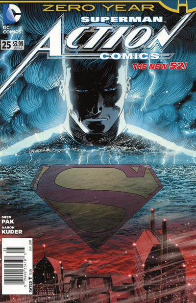 Cover for Action Comics (DC, 2011 series) #25 [Newsstand]