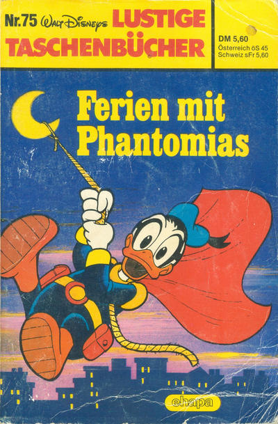 Cover for Lustiges Taschenbuch (Egmont Ehapa, 1967 series) #75 - Ferien mit Phantomias [5,60 DM]