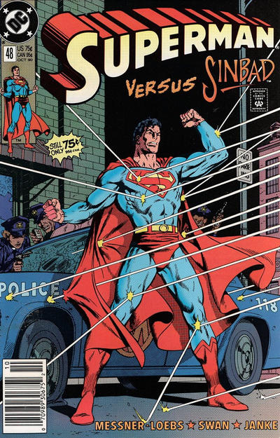 Cover for Superman (DC, 1987 series) #48 [Newsstand]