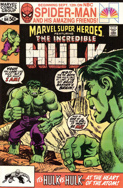 Cover for Marvel Super-Heroes (Marvel, 1967 series) #104 [Direct]