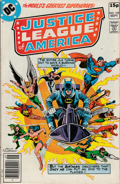 Cover for Justice League of America (DC, 1960 series) #170 [British]