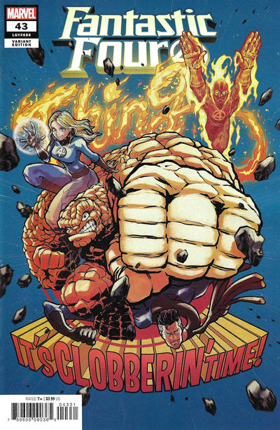 Cover for Fantastic Four (Marvel, 2018 series) #43 (688) [Superlog Variant]