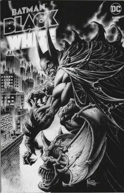 Cover for Batman Black & White (DC, 2021 series) #1 [Frankie’s Comics Kyle Hotz Trade Dress Cover]