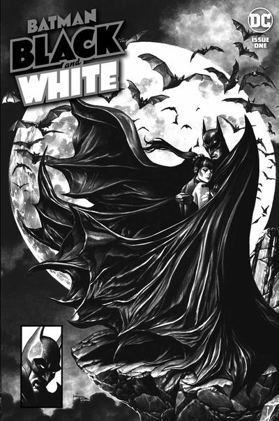 Cover for Batman Black & White (DC, 2021 series) #1 [Slab City Comics Mico Suayan Trade Dress Cover]