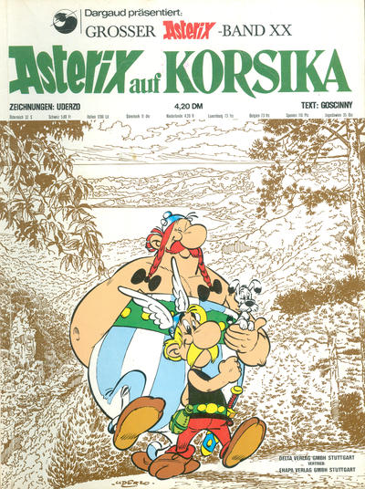Cover for Asterix (Egmont Ehapa, 1968 series) #20 - Asterix auf Korsika
