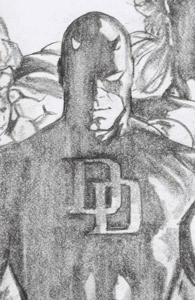 Cover for Daredevil (Marvel, 2019 series) #23 (635) [Alex Ross 'Timeless' Daredevil Sketch Cover]