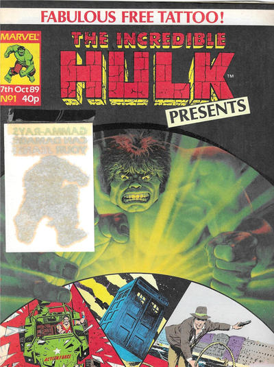 Cover for The Incredible Hulk Presents (Marvel UK, 1989 series) #1