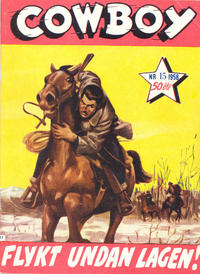 Cover Thumbnail for Cowboy (Centerförlaget, 1951 series) #15/1958