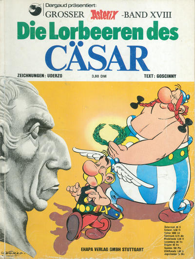 Cover for Asterix (Egmont Ehapa, 1968 series) #18 - Die Lorbeeren des Cäsar