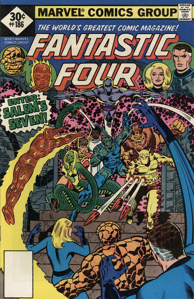 Cover for Fantastic Four (Marvel, 1961 series) #186 [Whitman]