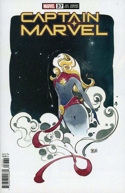 Cover for Captain Marvel (Marvel, 2019 series) #37 [Peach Momoko Variant]