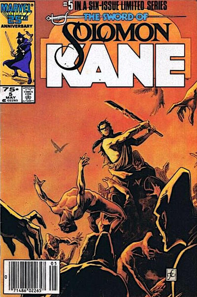 Cover for Solomon Kane (Marvel, 1985 series) #5 [Newsstand]