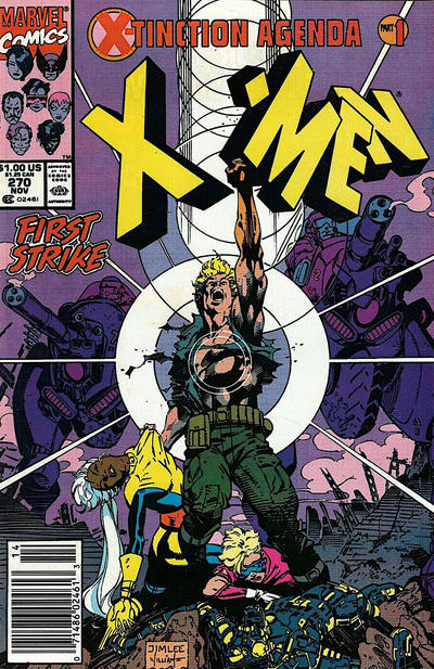Cover for The Uncanny X-Men (Marvel, 1981 series) #270 [Mark Jewelers]