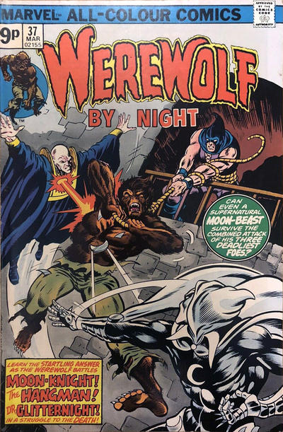 Cover for Werewolf by Night (Marvel, 1972 series) #37 [British]