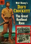 Cover for Four Color (Dell, 1942 series) #664 - Walt Disney's Davy Crockett in The Great Keelboat Race
