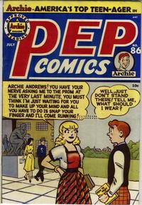 Cover for Pep Comics (Archie, 1940 series) #86