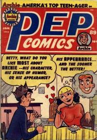 Cover for Pep Comics (Archie, 1940 series) #89
