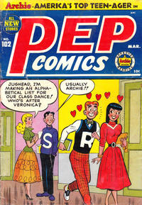 Cover Thumbnail for Pep Comics (Archie, 1940 series) #102