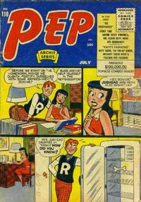 Cover for Pep Comics (Archie, 1940 series) #110
