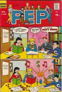 Cover Thumbnail for Pep (Archie, 1960 series) #216
