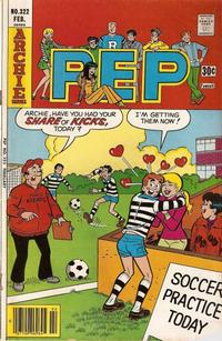Cover Thumbnail for Pep (Archie, 1960 series) #322