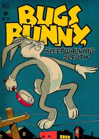 Cover for Four Color (Dell, 1942 series) #233 - Bugs Bunny, Sleepwalking Sleuth